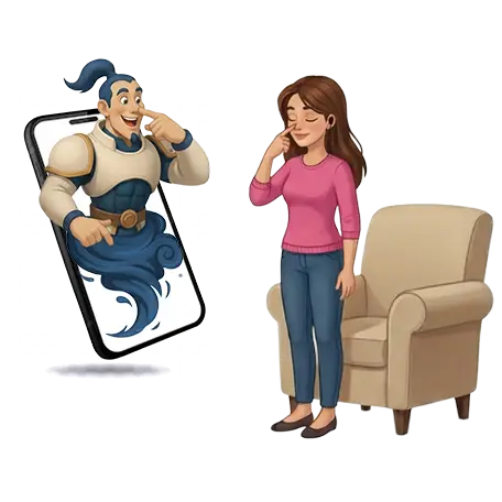 SpeechGenie touch your Nose